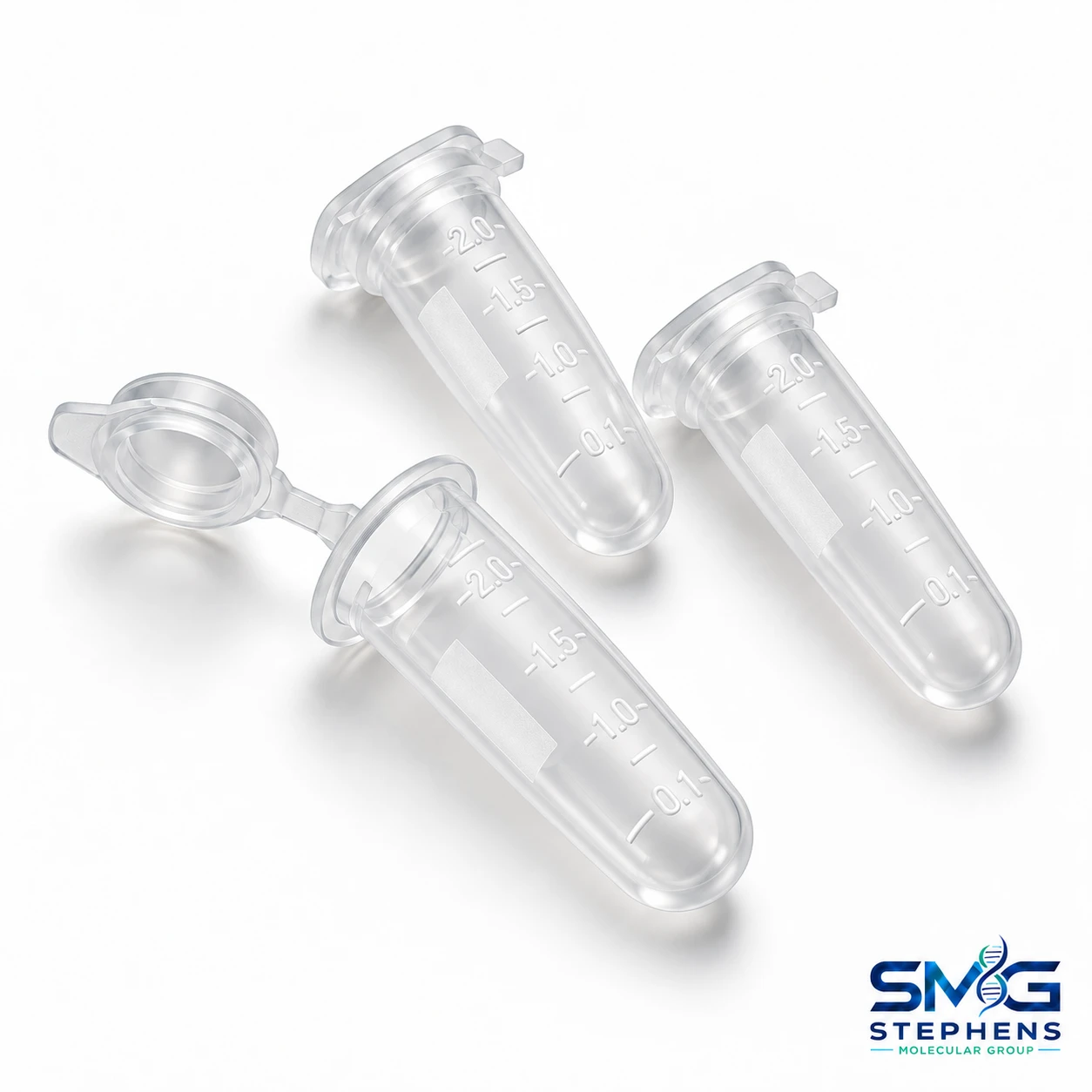 SMG product illustration: 2 mL round-bottom microcentrifuge tube